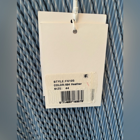 NWT Ganni pleated chiffon striped dress - Picture 9 of 9